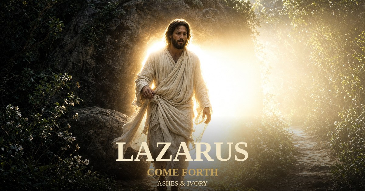 Lazarus, coming forth